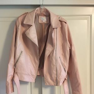 Pink Motor Jacket NWOT size XL